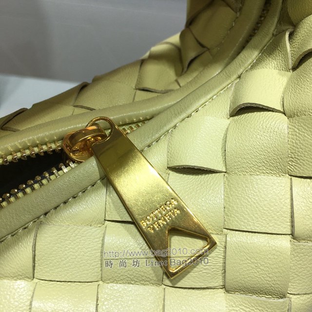 Bottega veneta高端女包 98080 寶緹嘉小號羊皮手工編織女包 BV爆款jodie新版本2代編織打結圓形hobo包  gxz1149